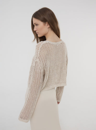 Maglia ampia traforata