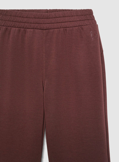 Pantaloni tuta sportivi wide leg a tinta unita