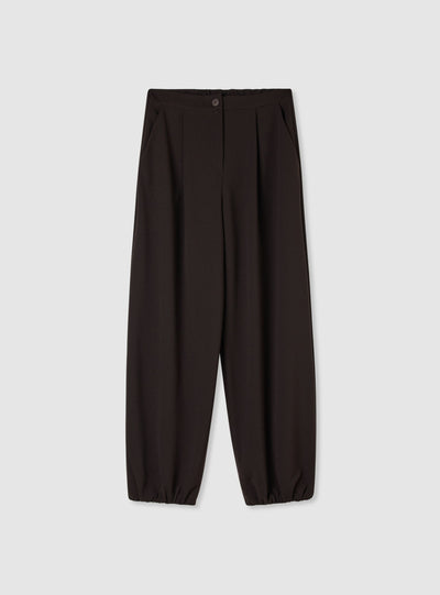Solid colour balloon trousers