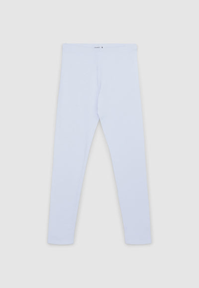 Leggings lunghi tinta unita in jersey stretch