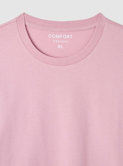 T-shirt comfort fit a tinta unita