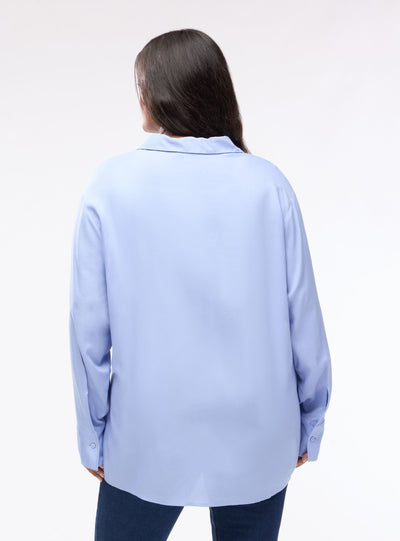 Camicia a tinta unita