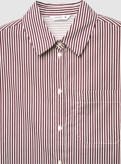 Camicia ampia a righe