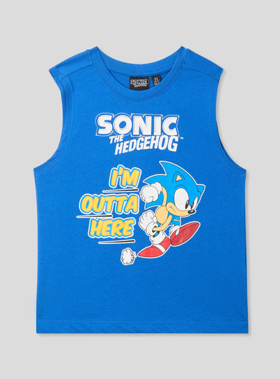 Canotta con stampa Sonic®