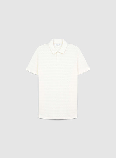 T-shirt polo lavorata