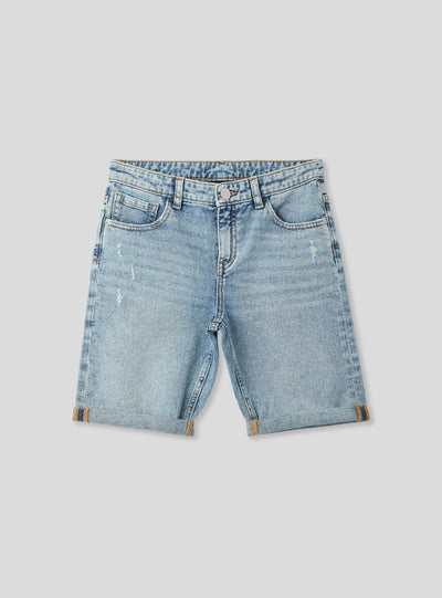 Shorts di jeans cinque tasche