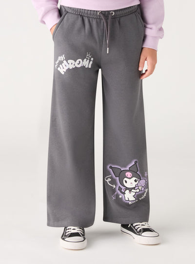 Pantalones de chándal maxi con estampado Kuromi®