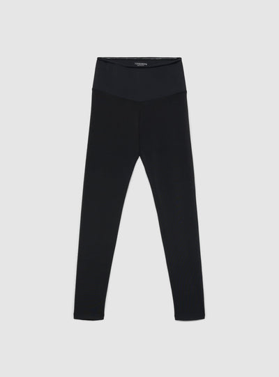 Leggings shaping sportivi a vita alta tinta unita