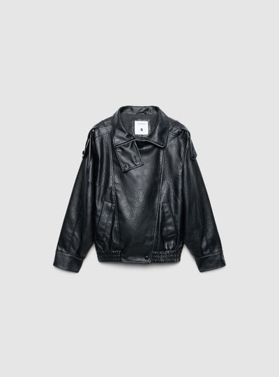 Giacca bomber con collo in piedi