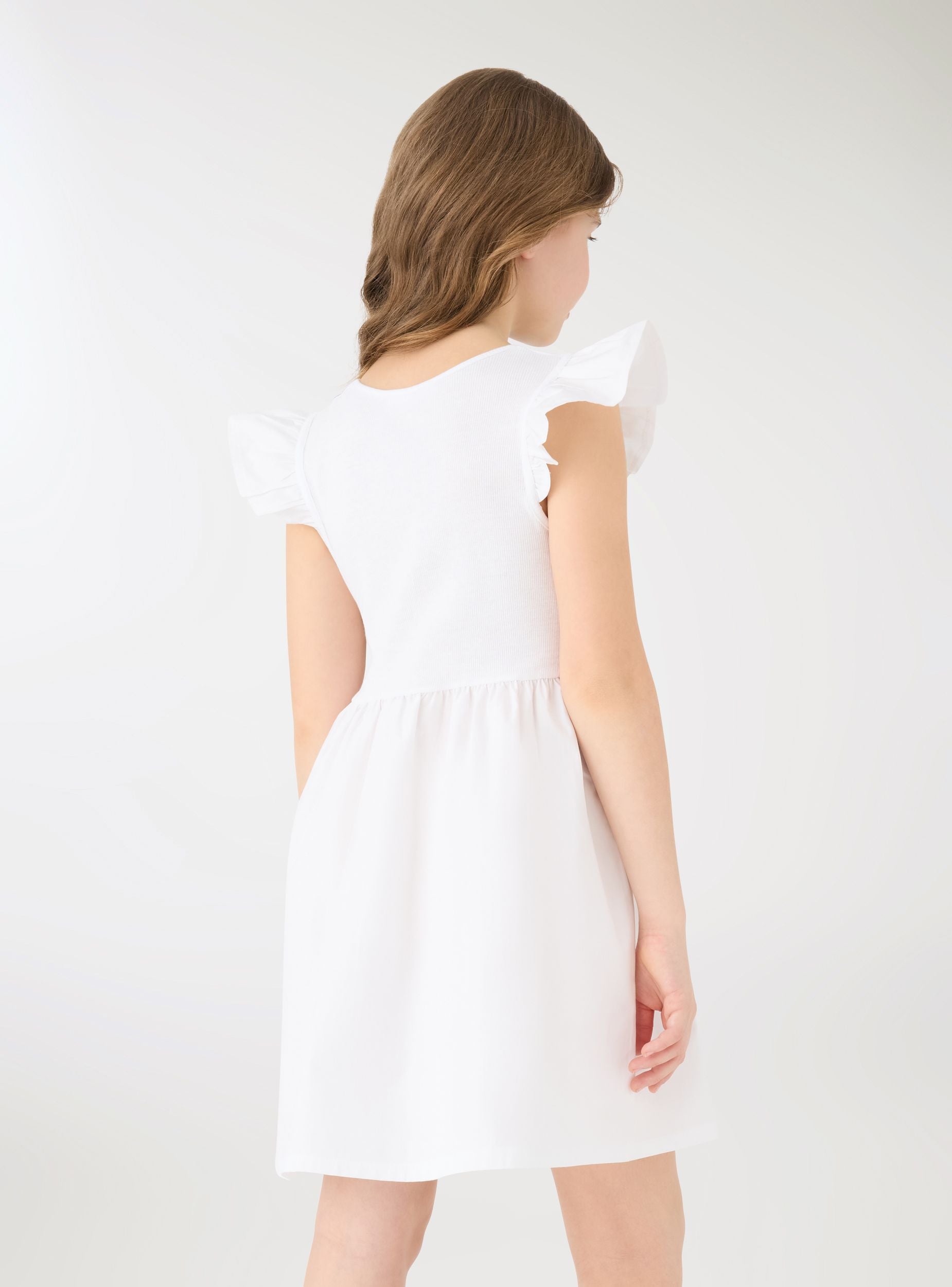 plain white skater dress $895 Rebecca Taylor Womens White Knit Short Sleeve Scoop Skater Dress Size 0