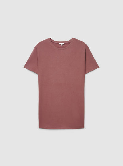 T-shirt maxi a tinta unita