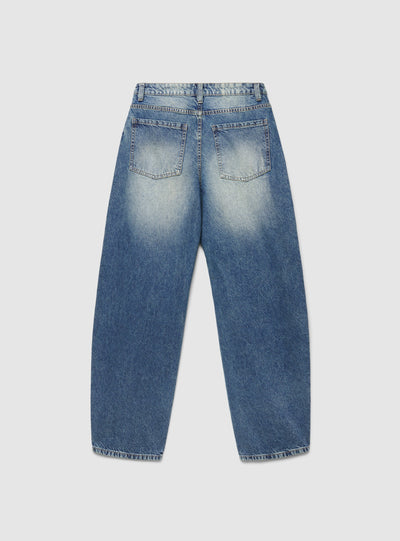 Jeans balloon a vita alta