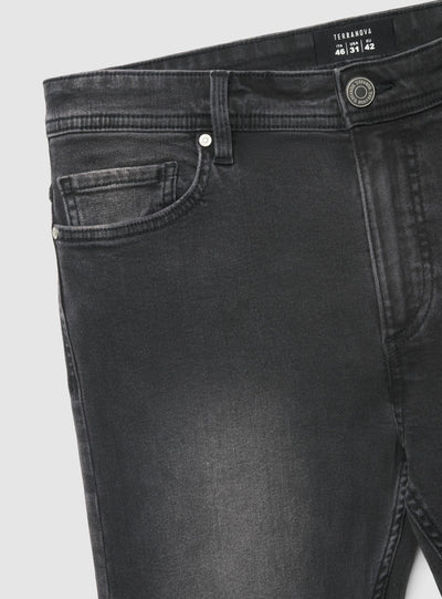 Jeans skinny a tinta unita