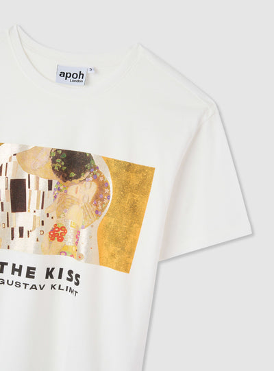 T-shirt ampia con stampa Klimt