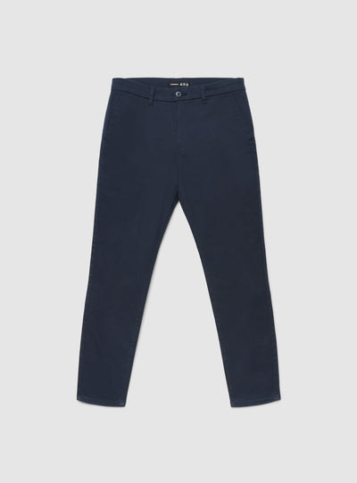 Pantaloni chino skinny a tinta unita