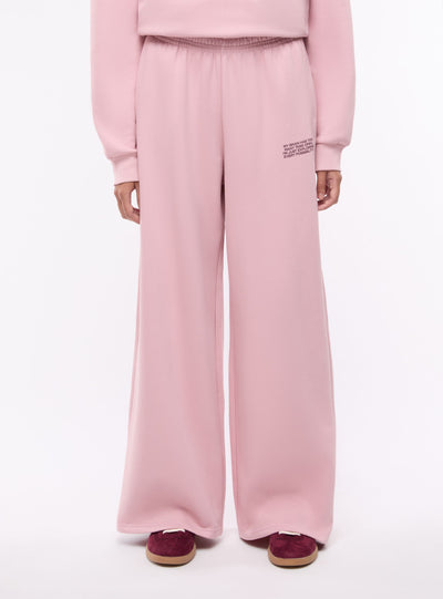 Wide leg trenirka hlače s natpisom
