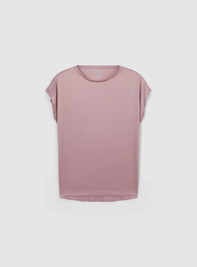 T-shirt sportiva ampia tinta unita