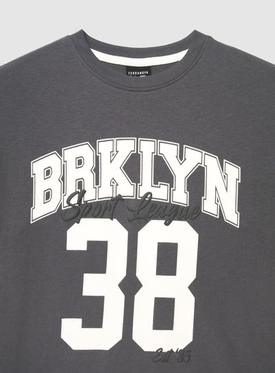 T-shirt con stampa sportiva