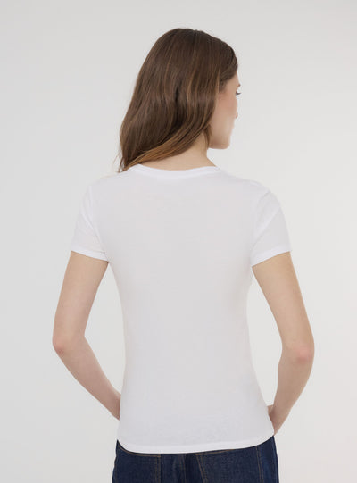 Triko slim fit me printime mace të vogla