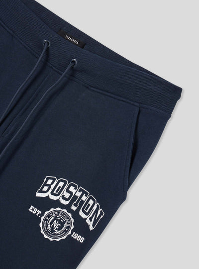 Pantaloni tuta con coulisse e stampa