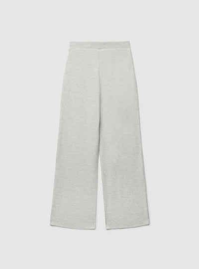 Pantaloni wide leg a tinta unita