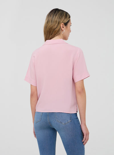 Camicia ampia maniche corte