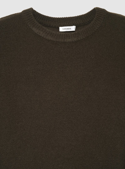 Maglia girocollo a tinta unita