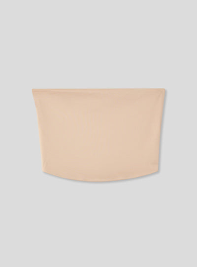 Top crop a fascia tinta unita