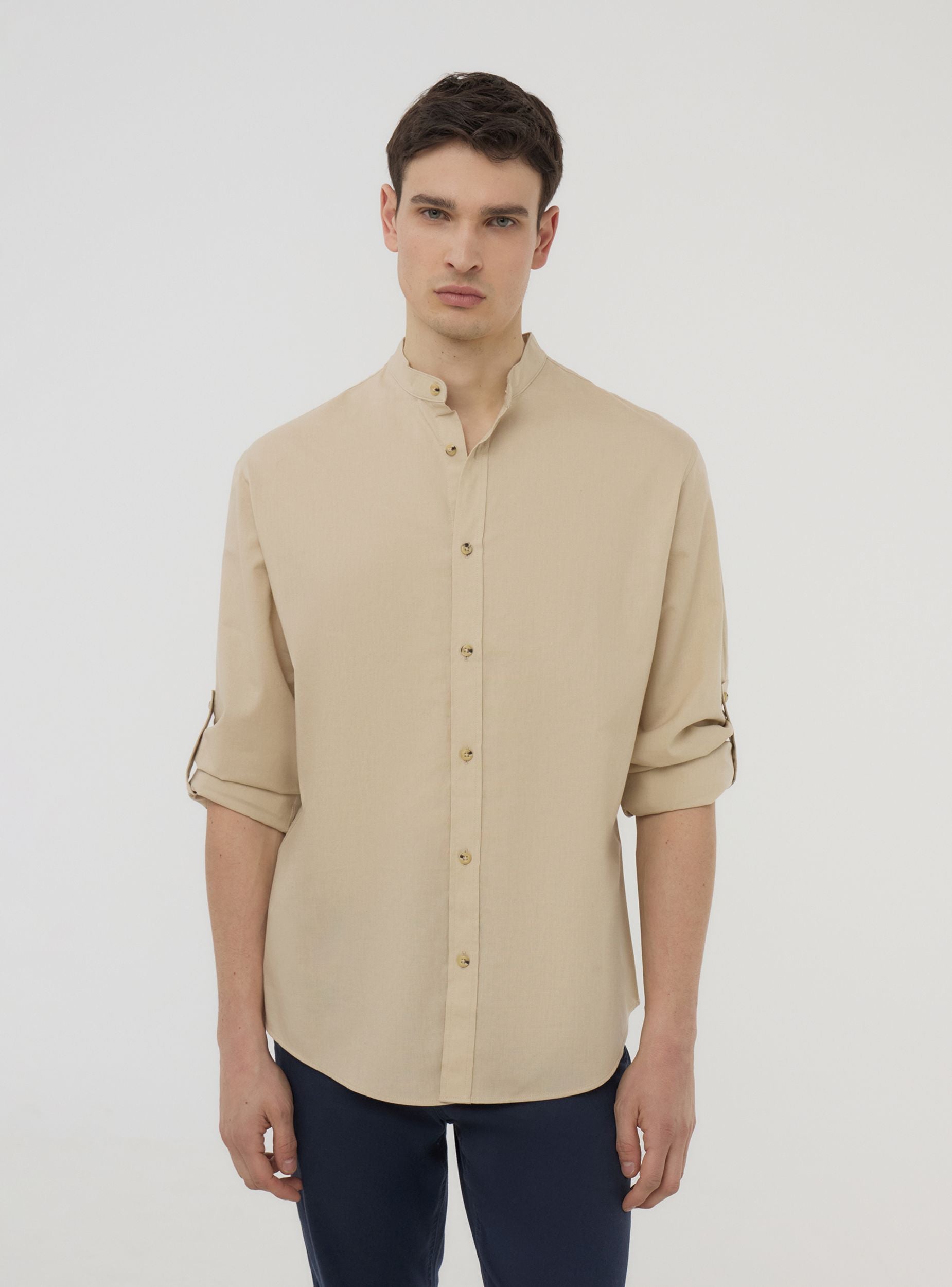 korean style dress shirt Korean design summer shirt for men