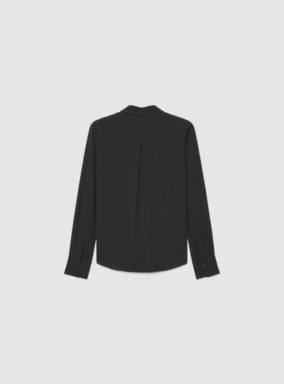 Camicia ampia a tinta unita