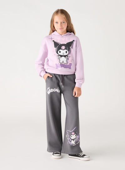 Pantalones de chándal maxi con estampado Kuromi®