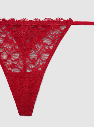 Pack 2 slip perizoma in pizzo