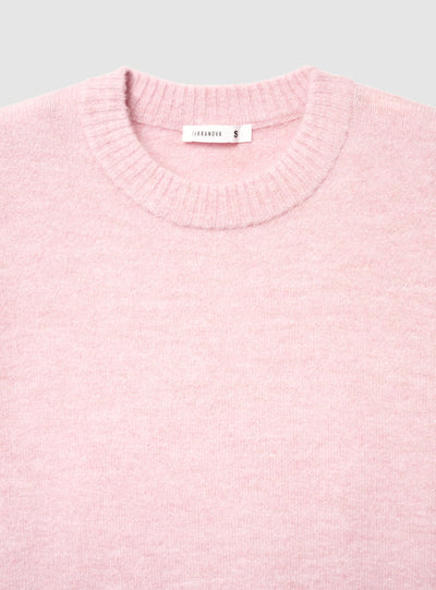 Maglia girocollo a tinta unita