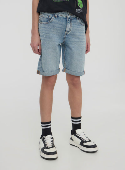 Shorts di jeans cinque tasche
