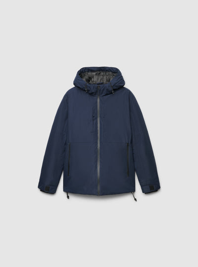 Giacca tecnica con cappuccio e zip