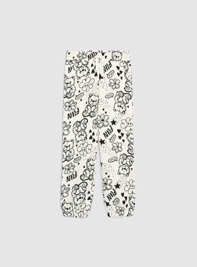 Pantaloni tuta lunghi con stampa graffiti
