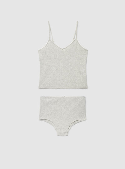 Pyjama set with camisole top and briefs
