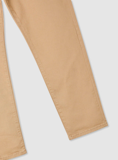Solid colour skinny chino trousers