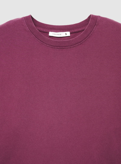 T-shirt over a tinta unita