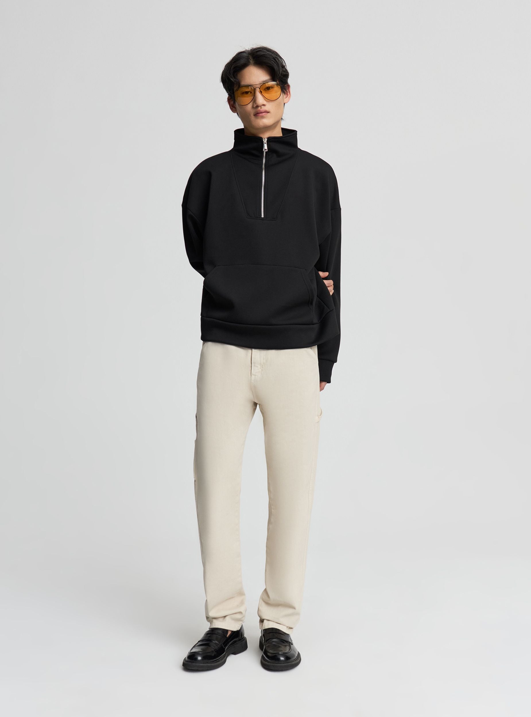 Felpa Mezza Zip Explorer Polar Fleece C-Tech Da Donna Bianco Sporco c Felpa Mezza Zip Explorer Polar Fleece C-Tech Da Donna Bianco Sporco c