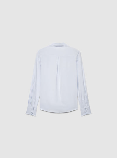 Camicia ampia a tinta unita
