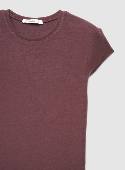 T-shirt aderente a tinta unita