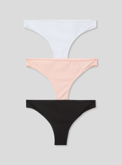Pack 3 slip brasiliana tinta unita