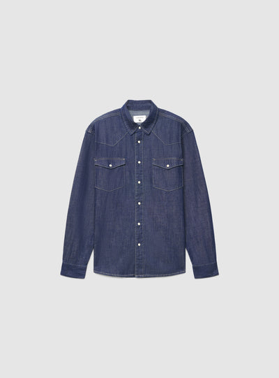 Camicia denim stile western