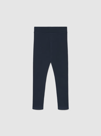 Leggings lunghi a vita alta tinta unita