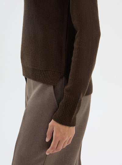 Plain crew neck jumper
