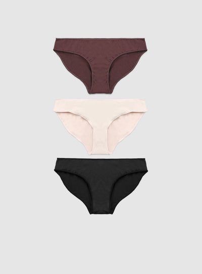 Pack 3 slip tinta unita
