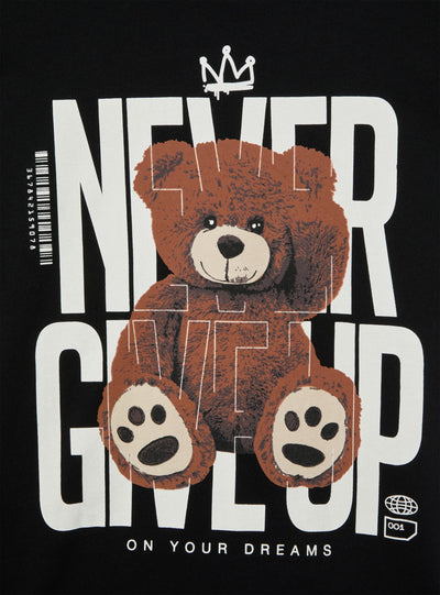 T-shirt maxi avec impression ourson