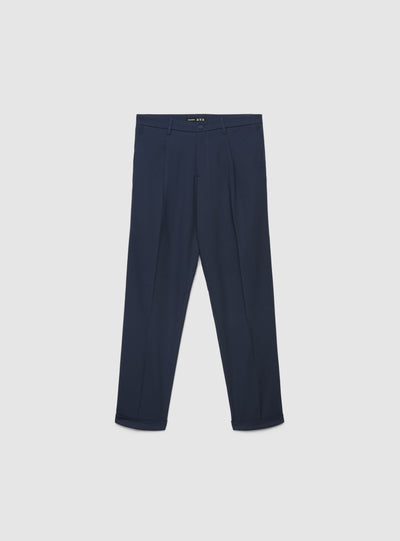 Pantaloni chino regular a tinta unita