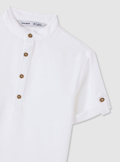 Camicia MC Tinta Unita